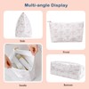 Large Waterproof PVC Beach Pool Makeup Bag with Bow Pattern,