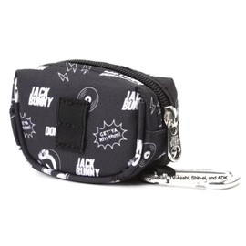 Jack Bunny 262-4284005 Ball Pouch, Doraemon (Includes Total Handle, Carabiner, Can Store 2 Balls) / Golf, 010_black