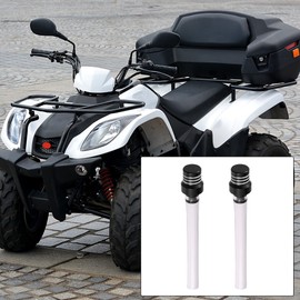 X AUTOHAUX Gas Fuel Tank Cap Cover Air Vent Hose Tube Tank Breather One Way Valve Tube Universal ATV Dirt Bike Motorcycle Transparent Tube Black 2pcs