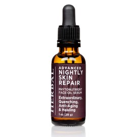 Advanced Night Repair Natural Anti Aging Face Serum Deep Moisturizer Oil with Organic Tamanu (Foraha) Oil, Rosehip Seed Oil, Pomegranate Oil, Carrot  
