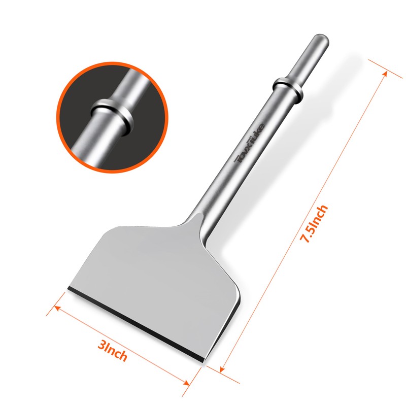 3" x 7.5" Air Hammer Chisel Pneumatic Chisel 0.401 Inch