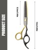WHYCNJL 1 Piece Thinning Scissors, Hairdressing Scissors, Professional Hairdressing Scissors