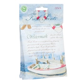 Watermark & White Cotton Sachets 6 Pack Fresh (3 Each) with Scent N Stories Box, Premium Scented Packets for Lasting Freshness in Every Space.