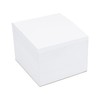 Hygloss Note Paper Cube - 3" Square Non-Sticky Memo Pad
