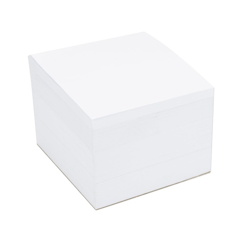 Hygloss Note Paper Cube - 3" Square Non-Sticky Memo Pad