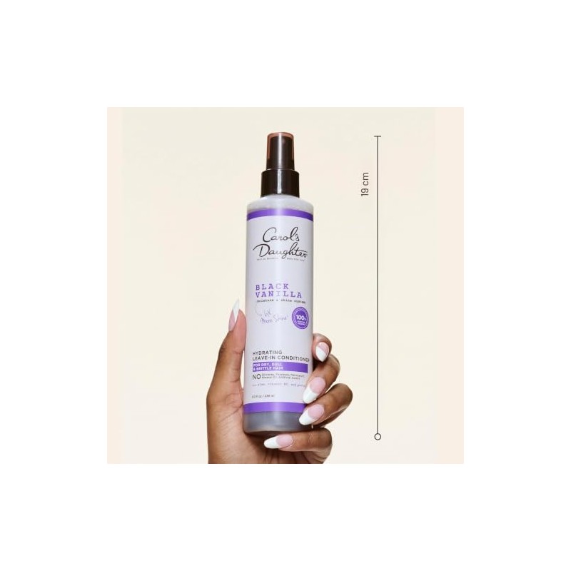 Carol's Daughter Black Vanilla Leave-In Conditioner, 8 fl oz (Packaging