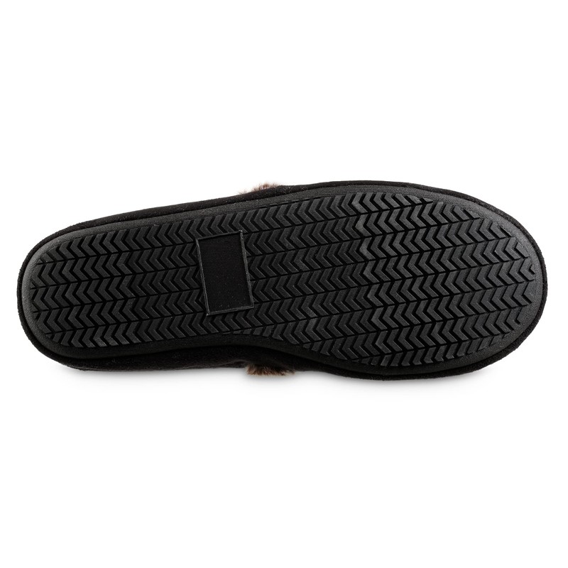 isotoner Women's Memory Foam Microsuede A Line ECO Comfort Recycled