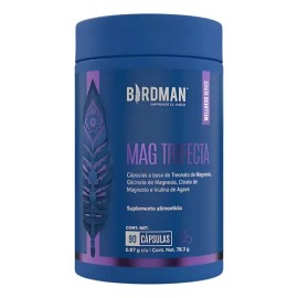 Birdman Mag Citrato, Glicinato Y Treonato Magnesio 90 Cáps                                                                                            