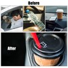 X AUTOHAUX Car Front Console Cup Holder Storage Bracket Black