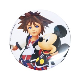 キングダム ハーツ 缶バッチ φ7.5cm ミッキーマウス&ソラ APDS3429