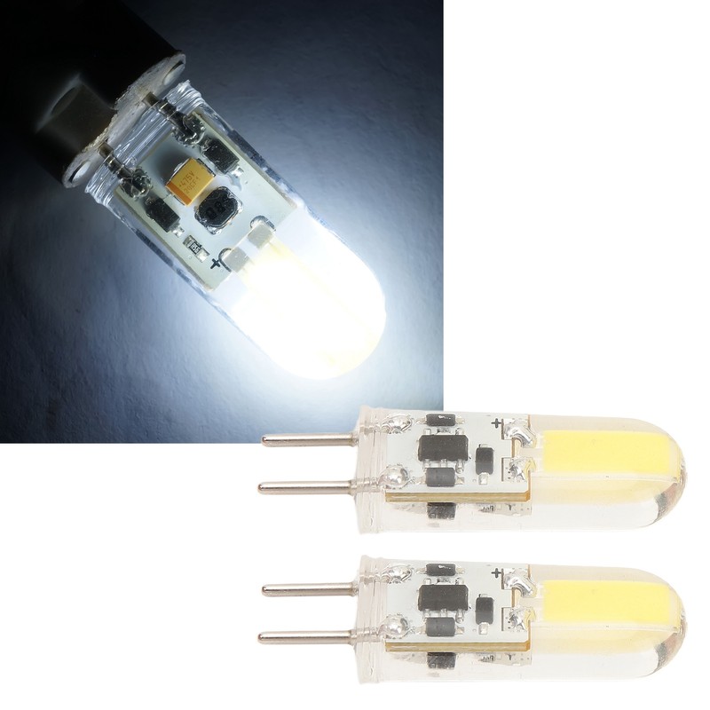 2PCS Silicone LED Light Bulb GY6.35 COB 1505 3W 12V
