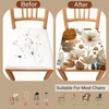 Chair Covers - Elastic Printed Dining Chair Slipcovers, Removable Washable
