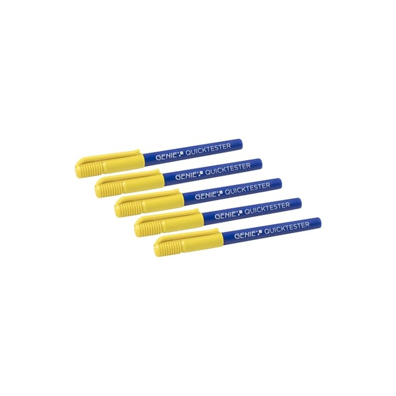 GENIE 5 x Quicktester Banknote Detector Pen (Uncomplicated Counterfeit Protection)