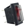 3-Pin Rocker Switch Illuminated at 230V 15A with Waterproof Cover