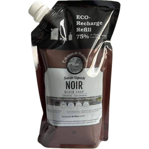 Jabón Negro Multiusos con Aceite de Oliva – Recarga Ecológica