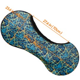 Miayaya Stretchy Bike Wheel Cover Anti Dust High Elastic Bicycle Wheel Bag Mountain Bike Anti-dust High Elastic Outdoor Indoor Washable Bicycle Protection Storage Bag 59 inch Length (Dazzling Blue)