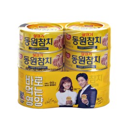 [ 8 Packs ] Dongwon Tuna 동원참치 Light Standard 150g x 6, DHA 150g x 2