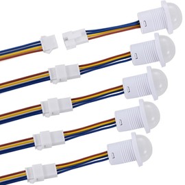 Greluma 5PCS 110V/220V PIR Infrared Sensor Switch Mini Infrared Motion Sensor for Indoor Installation