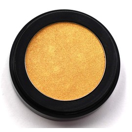 Pure Ziva Shiny Gold Champagne Golden Glow Shimmering Shimmer Pressed Powder Single Vegan Eyeshadow; Talc, Paraben & Cruelty Free