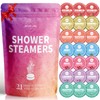 Shower Steamers Aromatherapy 21-Pack Shower Bombs Gifts for Mom, Organic