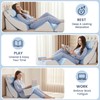 WSOFRALC 5PCS Orthopedic Wedge Pillow Set for After Surgery