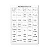 Greenery Eucalyptus Baby Shower Bingo Cards - Prefilled - Set