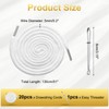 sourcing map 20pcs Drawstring Cords 51" Replacement Drawstring Hoodie String