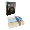 Elegante Pañuelo Algodón Tejido Caballero colores claros (3Pack)