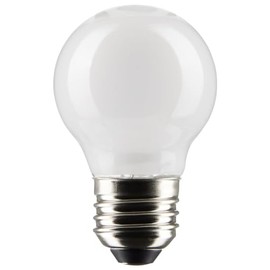 Satco 5.5-Watt LED E26 Light Bulbs, 2700K, 15000 Hour Rating, Dimmable, 6 Pack