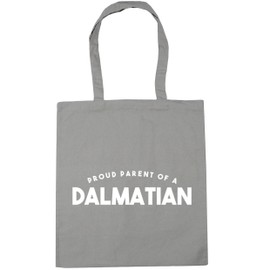 Hippowarehouse Proud Parent Of A Dalmatian Tote Shopping Gym Beach Bag 42cm x38cm, 10 litres