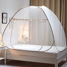 Ultra-Simple One-Touch Mosquito Net with Integrated Floor Mosquito Net (200x150cm)