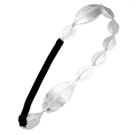 Metal Laurel Headband/Hair Accessory / AZFJHB029-SIL