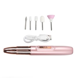 Electric Nail Drill Machine Polishing Shape Portable Electric Nail File for Manicure Pedicure Rose Gold