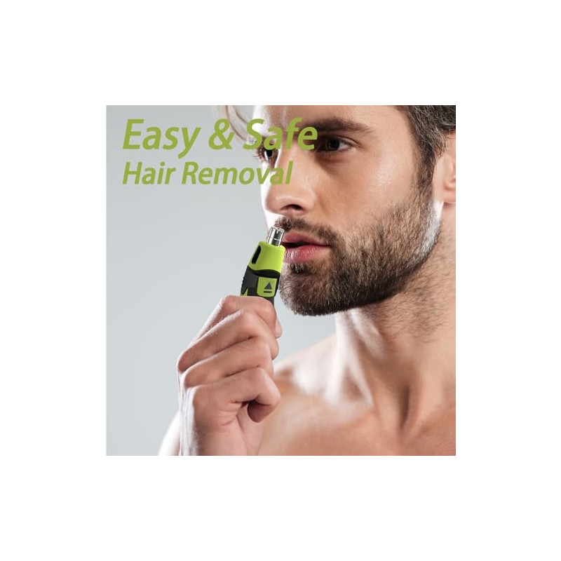 GORLENT 3Pcs Nose Trimmer Replacement Head Attachment for One Shaver