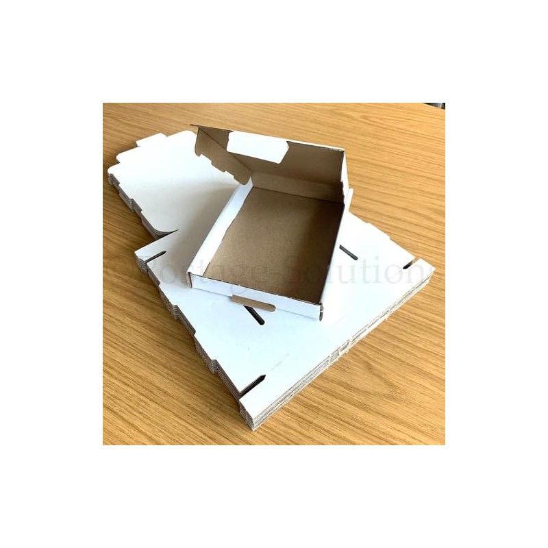 AKAR White A6/C6 Large Letter Postal Box - 112x163x20mm -