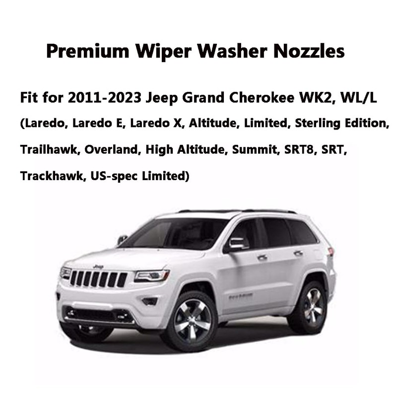 68260443AA Premium Wiper Washer Nozzles Fit for 2005-2023 Jeep Grand