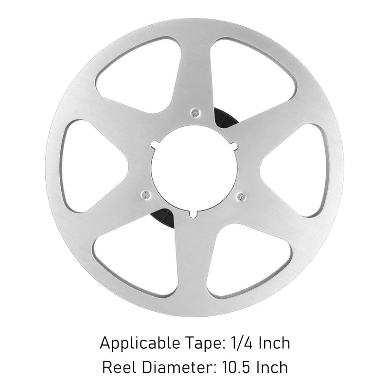 1/4 10.5 Inch Empty Tape Reel 6 Hole Aluminum Alloy
