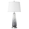 QiMH Modern Glass Table Lamps for Living Room, 3-Way Dimmable