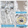 FRIXCHUR Crystal Chandeliers LED Crystal Ceiling Light Fixture with Remote
