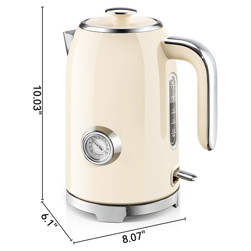 SUSTEAS Electric Kettle - 57oz Hot Tea Kettle Water Boiler