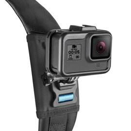 Nasjac Correa de Hombro para Cámara, Videograbadoras Soporte Mochila Accesorio con Hombrera Ajustable y Base Giratoria de 360, Compatible con GoPro Hero 11/10/9/8/7/6/5/4/3/2/1, Tiro al Aire Libre