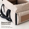 Center Console Pet Car Seat for Small Dogs & Cats