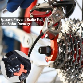 10pcs Bike Disc Brake Spacer, Road Bike Hydraulic Calipers Pads, Hydraulic Disc Brake Pads, Bicycle Disc Brake Disc, Bike Disk Brake Spacer, Mountain Bike Oil Pressure Disc Protector,Bicycle Brake Pad