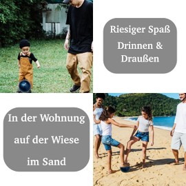 Traptix® Robuster & Leichter Kinder Softball Fußball - Phthalatfrei & BPA-frei - 23cm - Outdoor & Indoor Fußball - Geruchsarm & Unbedenklich für Kinder (4+)
