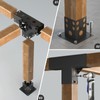 TSMST 4"x4" Pergola Kit Right Angle Woodworks Pergola Brackets Kit,