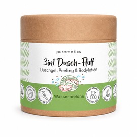 Puremetics 3-in-1 Shower Fluff Watermelon with Sugar and Coconut Oil Special Edition