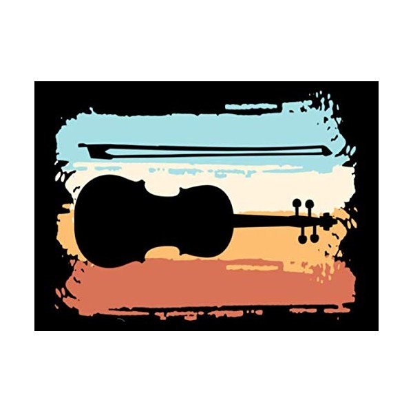 Violin Musician Notebook: Fiddle Player Music Journal
