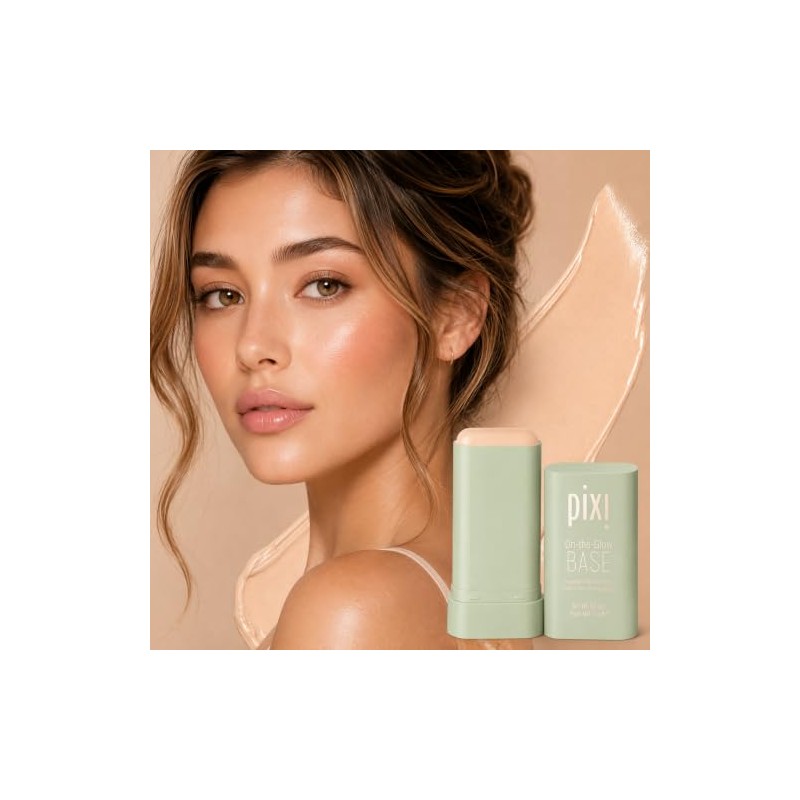 Pixi Beauty Base Humectante en Barra On-The-Glow, Tono Crema, 19g
