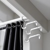 Curtain Rod Brackets Heavy Duty Drapery Hardware Adjustable Rod Holders