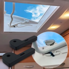 MaJoCompTec® CAMPERPART Lock for Dometic Roof Windows, Motorhome Roof Hatch Security, Storm Protection, Caravan, Box Truck Protection Accessories (Skysafe Heki Mini - Midi)